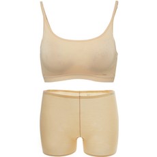 Soleil 孩童素色無鋼圈內衣及無縫4角內褲