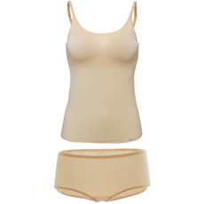 Soleil 女童柔軟莫代爾無縫束帶腰帶 + 內褲套裝