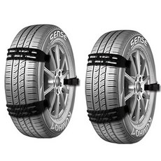 XFIT 簡易安裝Ultra聚氨酯帶式雪鏈6件組, 1套