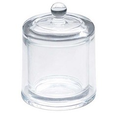 레오빈스 투명 유리 수제 양초 돔 용기 M, 1개