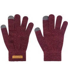 아가타 여성용 심플 니트 장갑 양손세트