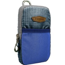 Expeak 健行登山休閒智慧型手機包 海軍藍格紋