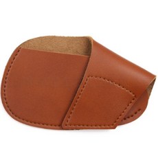 오래 베이직 가죽 벨크로 골프 헤드 보호 캡 커버, 브라운