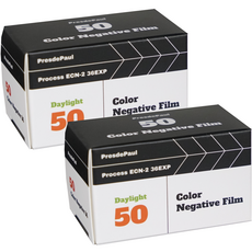 PresdePaul 50D 電影彩色膠卷 36 張 2 卷 + 顯影掃描服務, 單品, 1套
