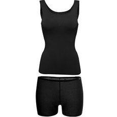 elife Junior Soft Modal Seamless Seamless Running Camis + 平角短褲套裝