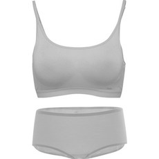 elife 簡約無鋼圈內衣+無痕3角內褲