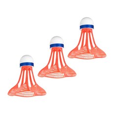 배곧 Sports Speed Air 羽毛球 3入組, 橘色, 3入, 1套