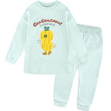 밀크마일로로 아동용 봉쥬르 피넛 보온 실내복 세트