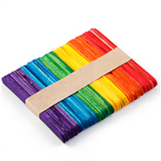 硬棒 06 彩色 93mm, 100個, 混合顏色