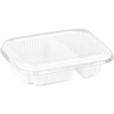 스완 국 찜 탕 도시락 실링 배달 일회 용기 19155-2A 920ml x 100p 백색 + 뚜껑 100p 세트, 1세트, 100개입