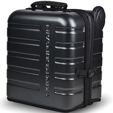 SUNMOUNTAIN KUBE 旅行高爾夫球袋, 碳纖維黑