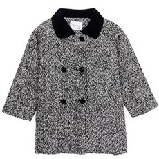 女童款Bonet人字紋冬季大衣 CCV72GCT141