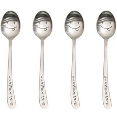 RAONNURI 快樂病毒青少年湯匙, 4個, 可愛