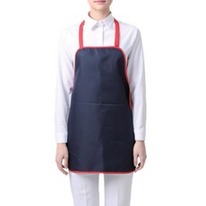 WELLPRON 顧客用掛頸式圍裙, 10個, 海軍藍