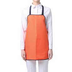 WELLPRON 掛頸式顧客用圍裙, 10個, 橘色