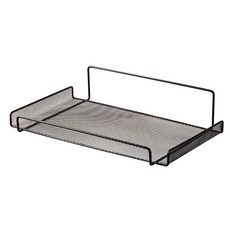 와이에스컴퍼니 무타공 셋탑박스 거치대, 블랙, 1개