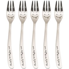 RAONNURI Happy Virus 茶叉, 5個, 可愛, 5個