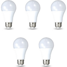 EDEN MARKET 內建轉換器LED燈泡 15W, 5個, 暖白光