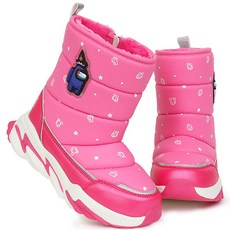 孩童印花內刷毛靴 PP060