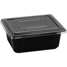 飯盒容器 附黑蓋款 2800ml, 1個, 200件