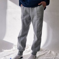 EVERYDAY FANCY 兒童冬季內刷毛捏褶束口褲