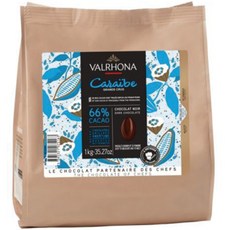 VALRHONA 法芙娜 Karaive黑巧克力, 1kg, 1個