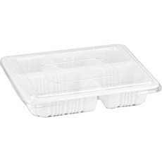 스완 국 찜 탕 도시락 일회용 실링 배달용기 23194-5A 650ml 백색 뚜껑포함, 200개입, 1개