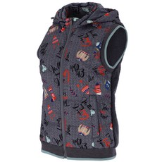 엘르골프 여성용 FUR 프린트 다운 베스트 6G81405