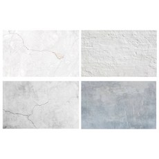 石牆質感攝影背景布 4入組, 1套, 水泥