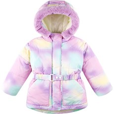 WALTONKIDS 女童款彩虹滑雪外套