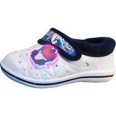 PROWORLDCUP 兒童用 HELLO CARBOT 絨毛發光防滑室內拖鞋