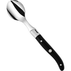 CLAuDE DOZORME Laguiole 餐具甜點勺, 黑色的, 1入