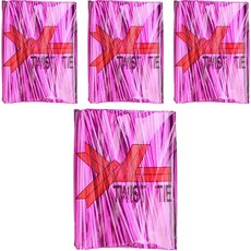 Maket Gamseong 禮物包裝鐵絲綁帶, 4個, 玫瑰紅