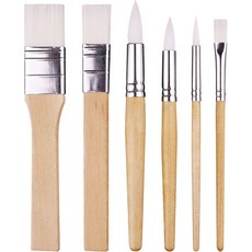 Marketpia 水彩畫筆亞克力畫筆套裝 01, 1套, 6種