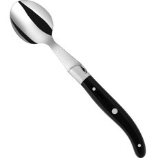 CLAuDE DOZORME Laguiole 餐具晚餐勺, 黑色的, 1個