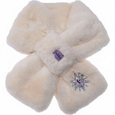 迪士尼女童用冰雪奇緣2艾莎雪花毛絨圍巾 JSFZS10008