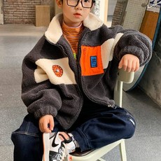 男童用 TAKATA 毛絨泰迪熊羊毛外套 CCV72BJP138