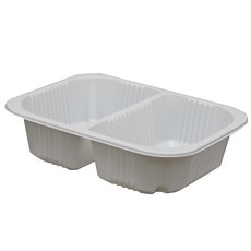 Swan 湯 蒸 燉 便當 一次性容器 密封 外送 白色 不含蓋 19155-2B 920ml, 1個, 100入