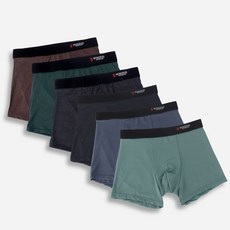 MONCROSS SWITZERLAND 男士Yinting四角內褲6件組