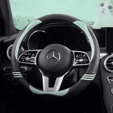 NewTrend Woman 패션스타일 스티어링휠 커버 MS-H22, 그린