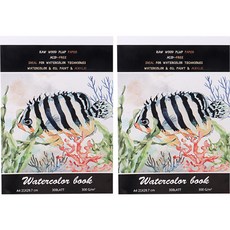 Life Quality Up專業素描本 魚 2入, 30張, A4