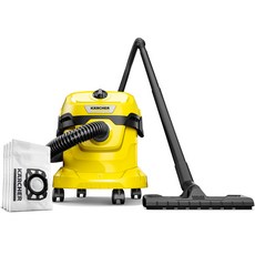 KARCHER 凱馳 乾濕兩用 WD2 Plus ACC PACK 商用吸塵器, 黃色 + 黑色, 單一商品