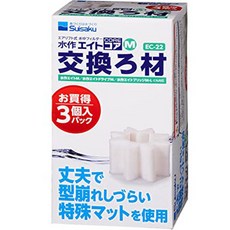 Suisaku 水作 寵物罐式過濾器 M 補充包 3入, 1包
