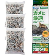 Suisaku Pet Turtle Plus L 沸石過濾介質 3p, 1套