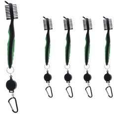 monZA 耙狀高爾夫球桿清潔刷 5入, 綠色