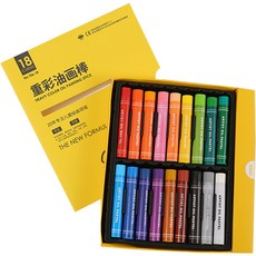 paintyou Graffiti Esthetic Oil Pastel 中文 706-18, 1個, 18 種顏色