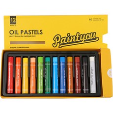 paintyou Graffiti Esthetic Oil Pastel 英文版 707-12, 1個, 12 種顏色