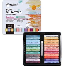 美可麥美學帆布棒油性粉彩馬卡龍, 25色, 1個