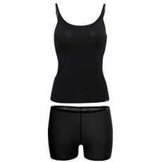 elife 女童柔軟莫代爾無縫抽繩短褲 + 平角短褲套裝