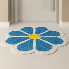 花朵造型柔軟羊絨地毯